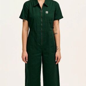Lucy & Yak Forest (Posy) Green Jumpsuit: BNWT